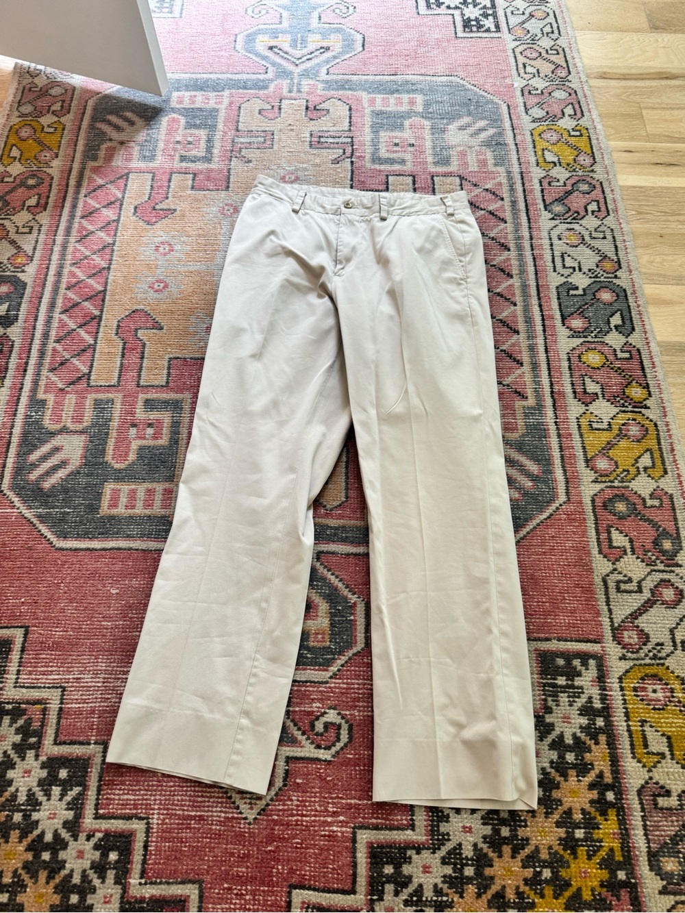Bills Khakis Vintage  Tailored Light Beige Dress Pants